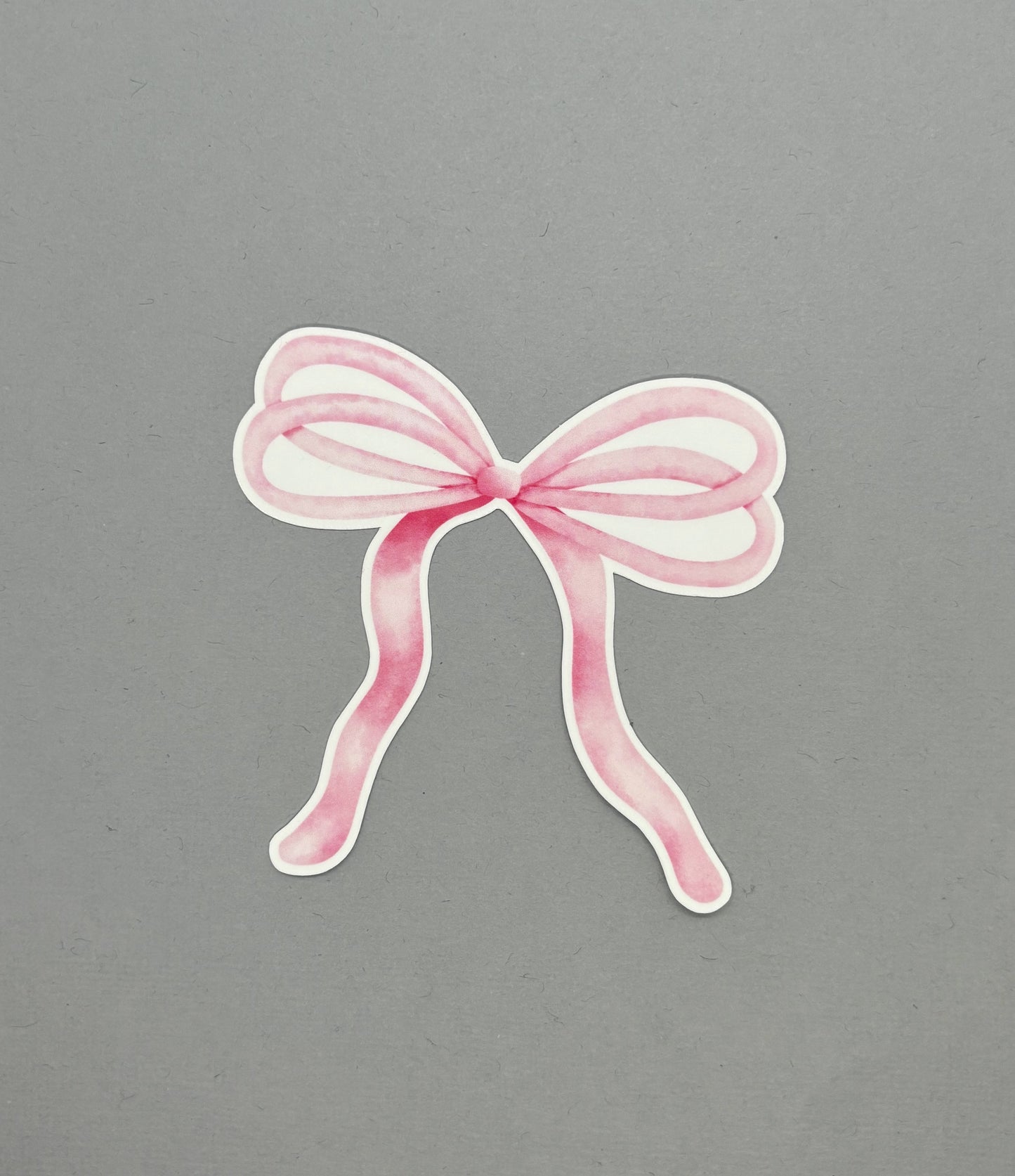 Pink Thin Double Bow Sticker Sets