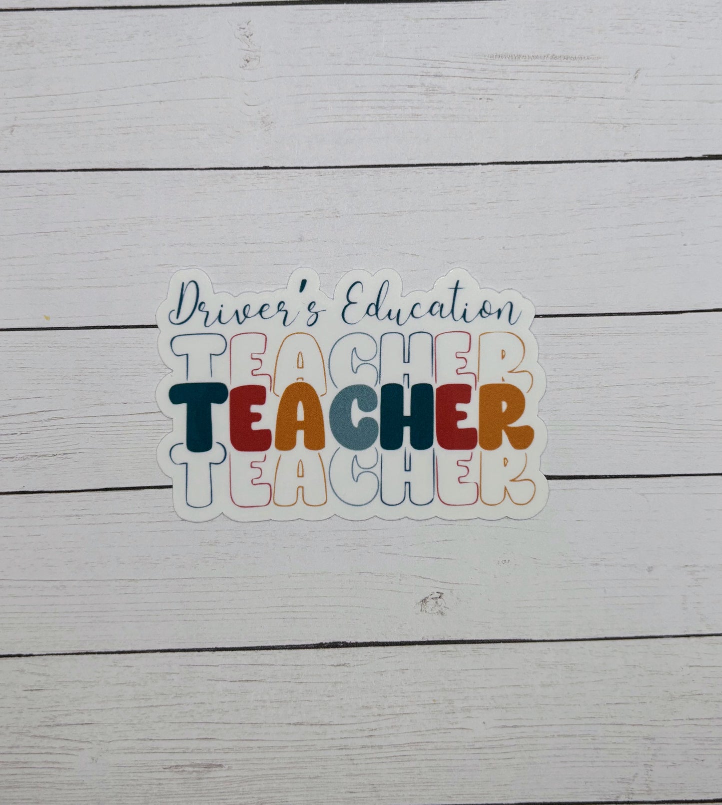 Driver's Education Teacher Sticker