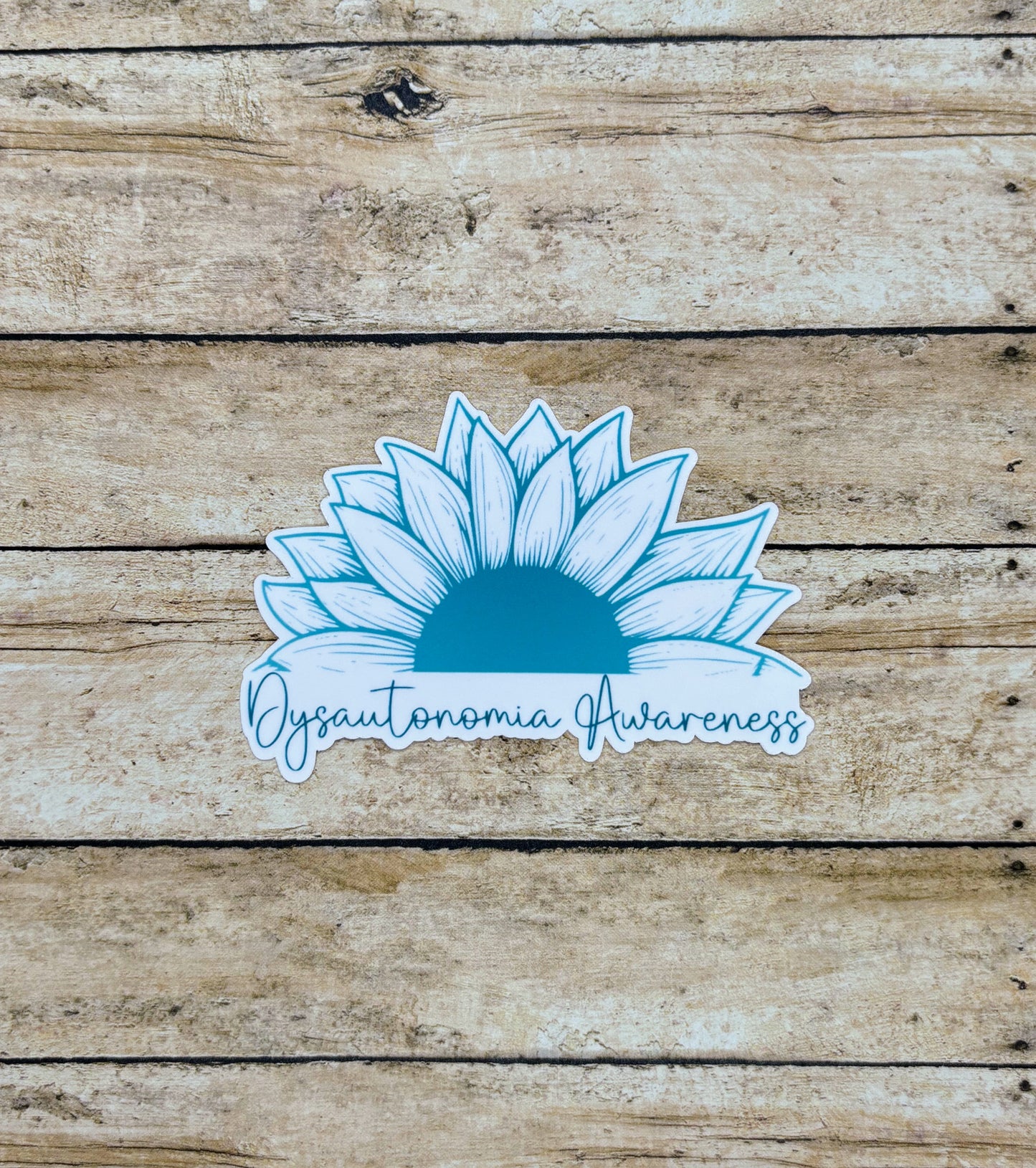 Dysautonomia Awareness Sunflower Sticker