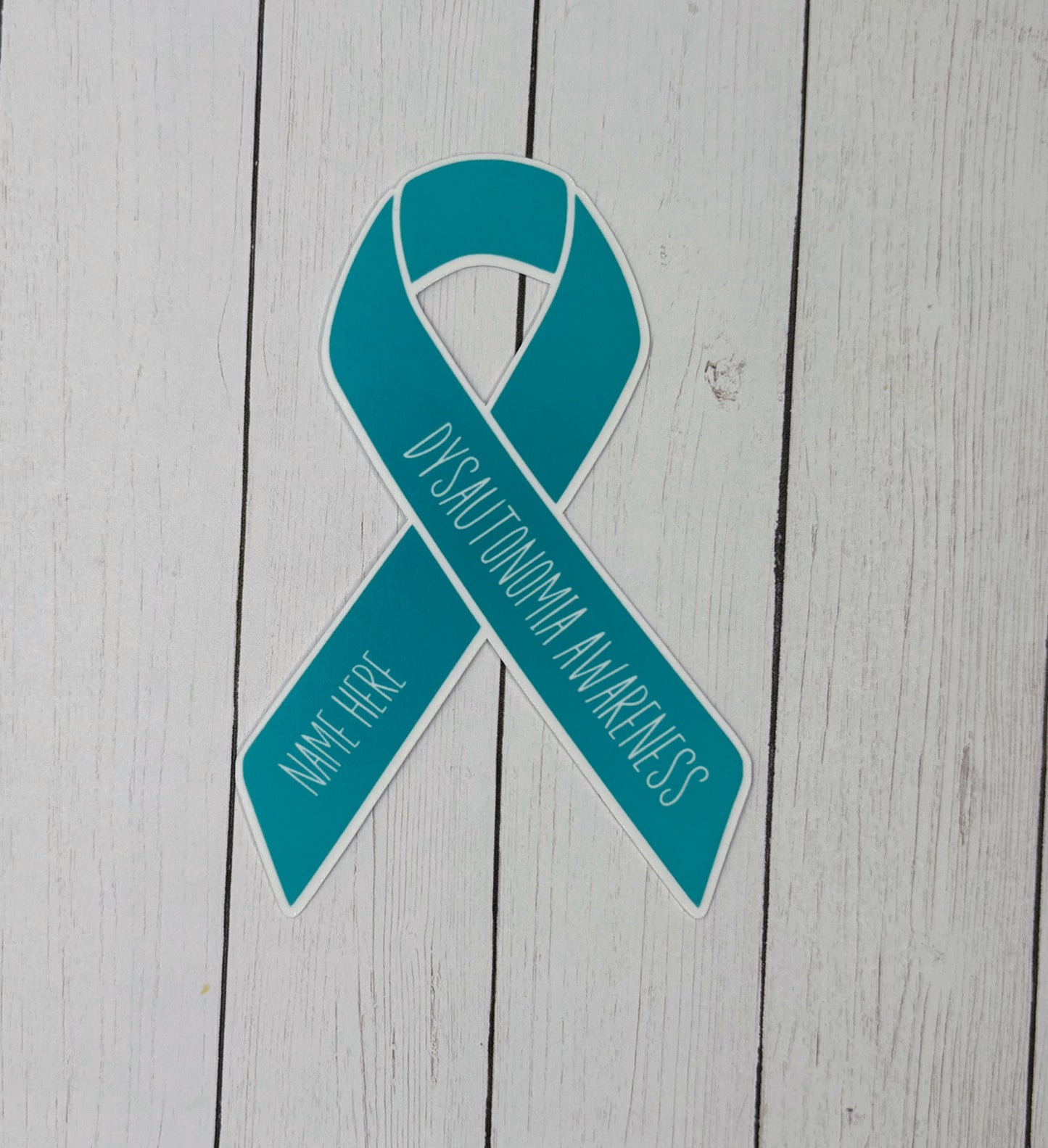 Dysautonomia Awareness Custom Ribbon Sticker