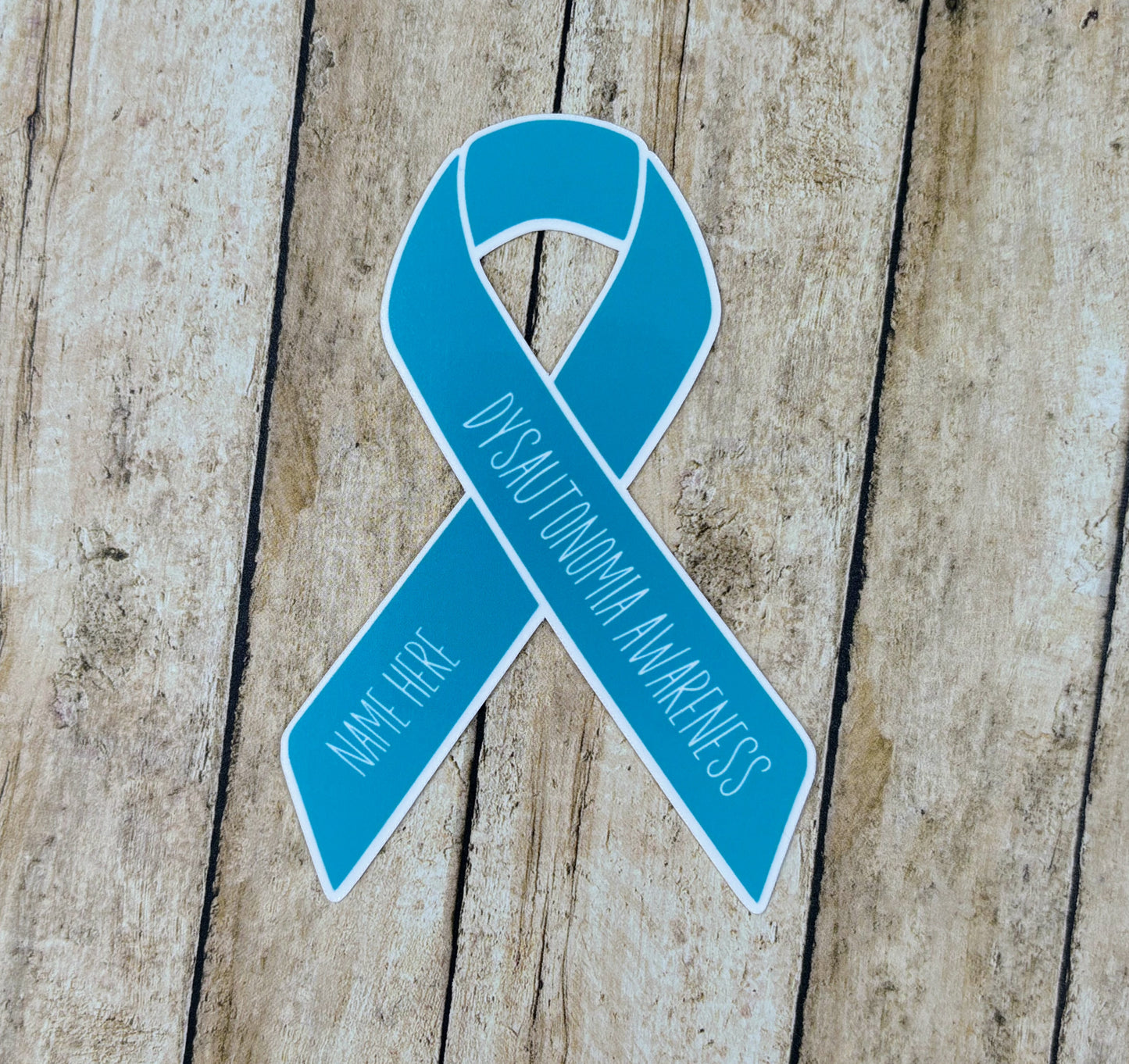 Dysautonomia Awareness Custom Ribbon Sticker