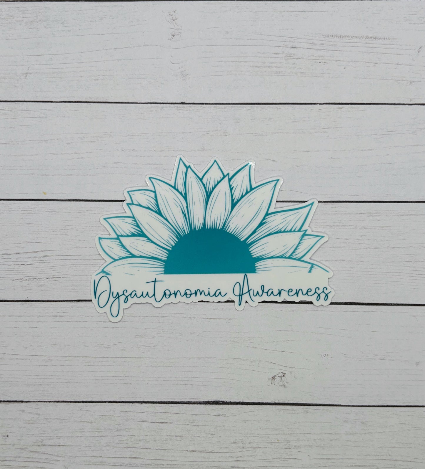 Dysautonomia Awareness Sunflower Sticker