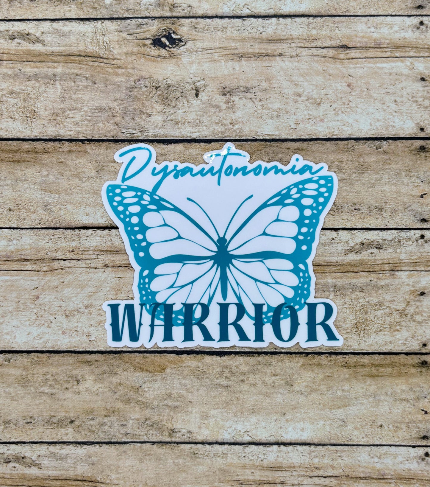 Dysautonomia Warrior Butterfly Sticker