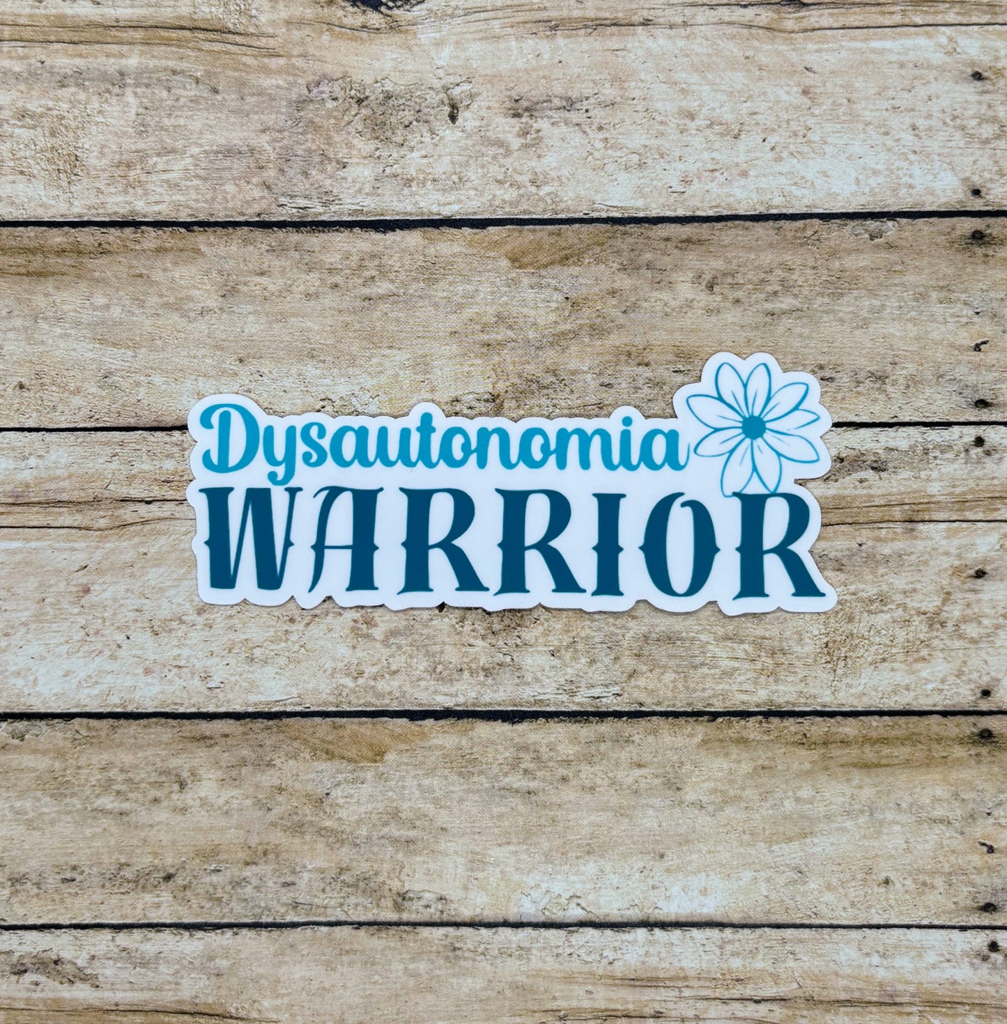 Dysautonomia Warrior Flower Sticker