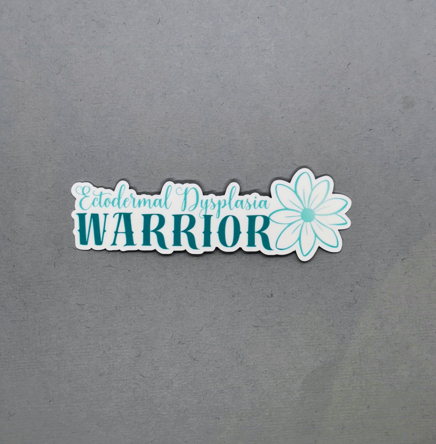 Ectodermal Dysplasia Warrior Flower Sticker