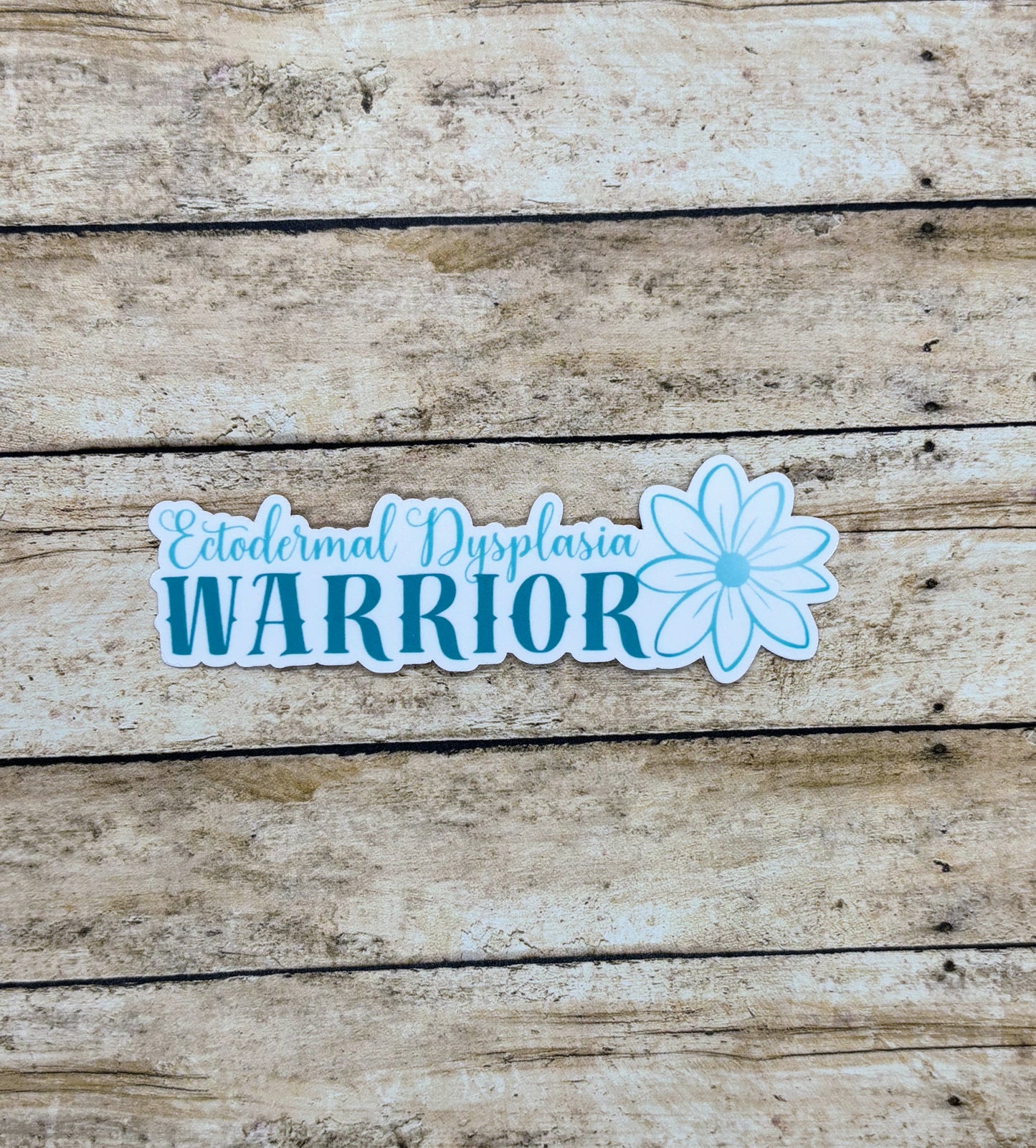 Ectodermal Dysplasia Warrior Flower Sticker