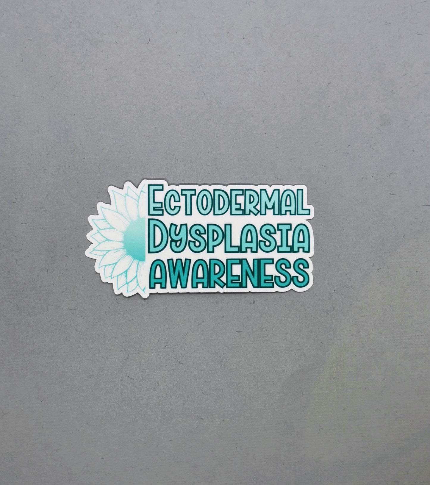 Ectodermal Dysplasia Awareness Sunflower Sticker