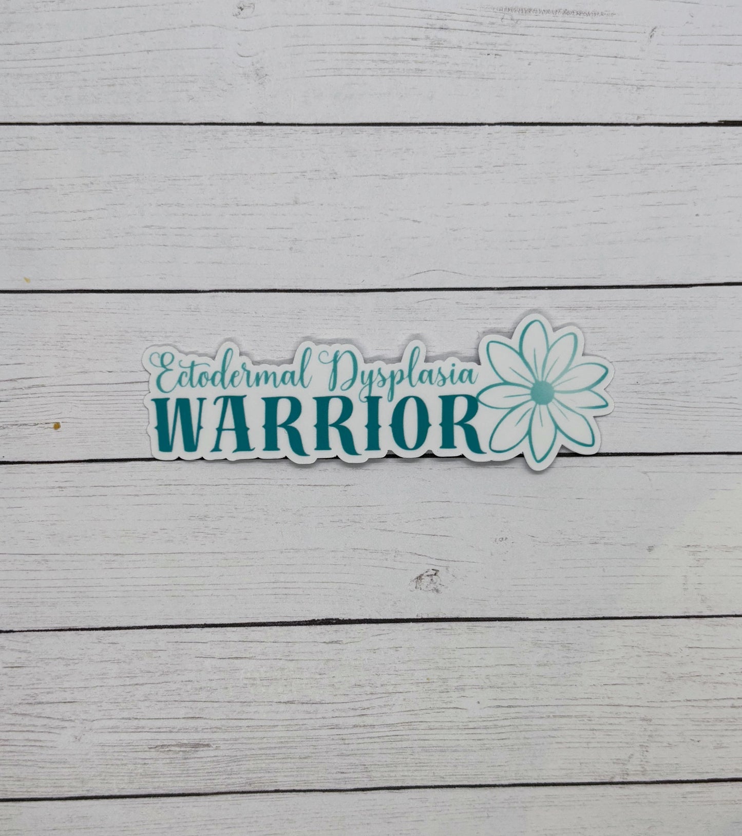 Ectodermal Dysplasia Warrior Flower Sticker