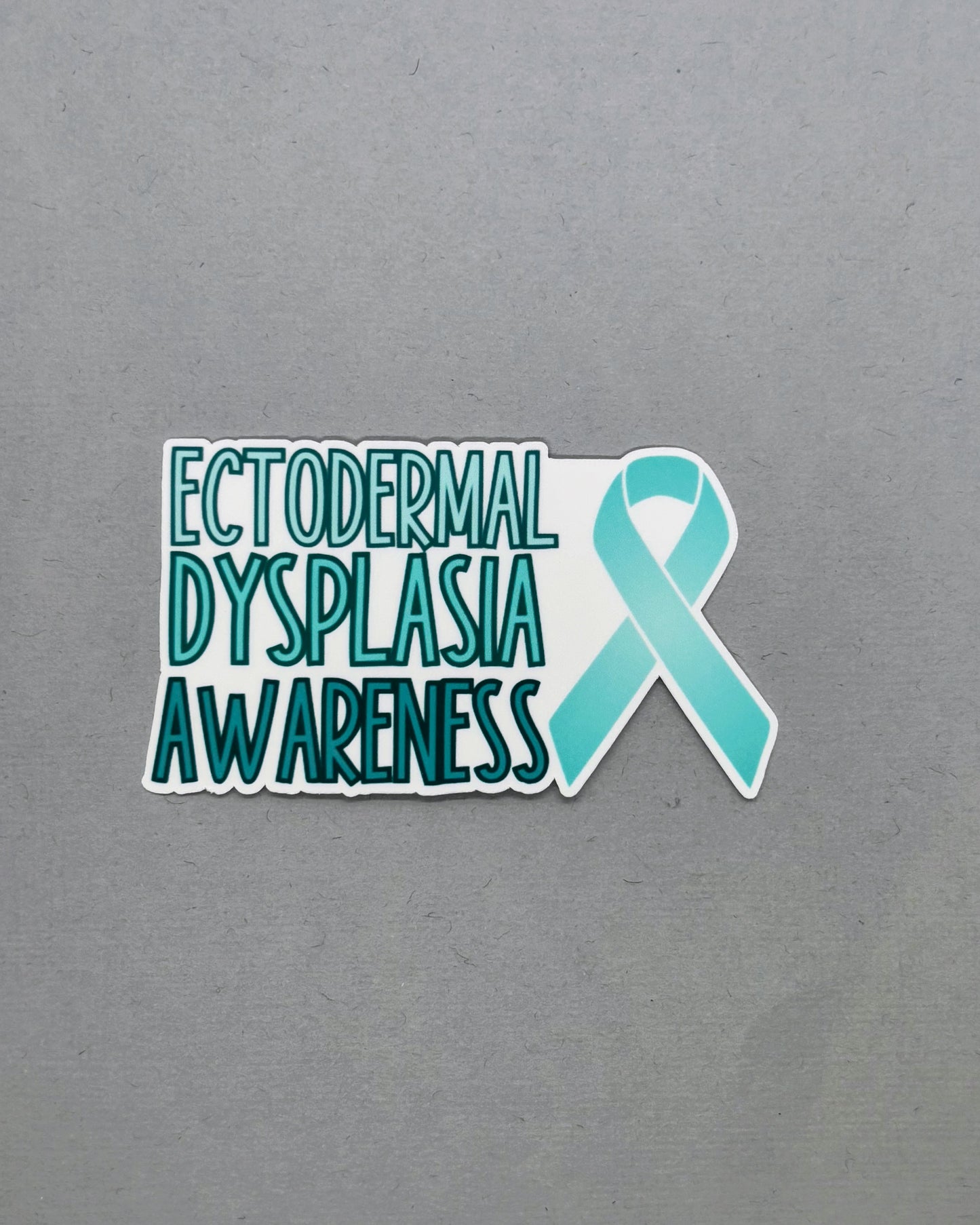 Ectodermal Dysplasia Awareness with Ribbon Sticker