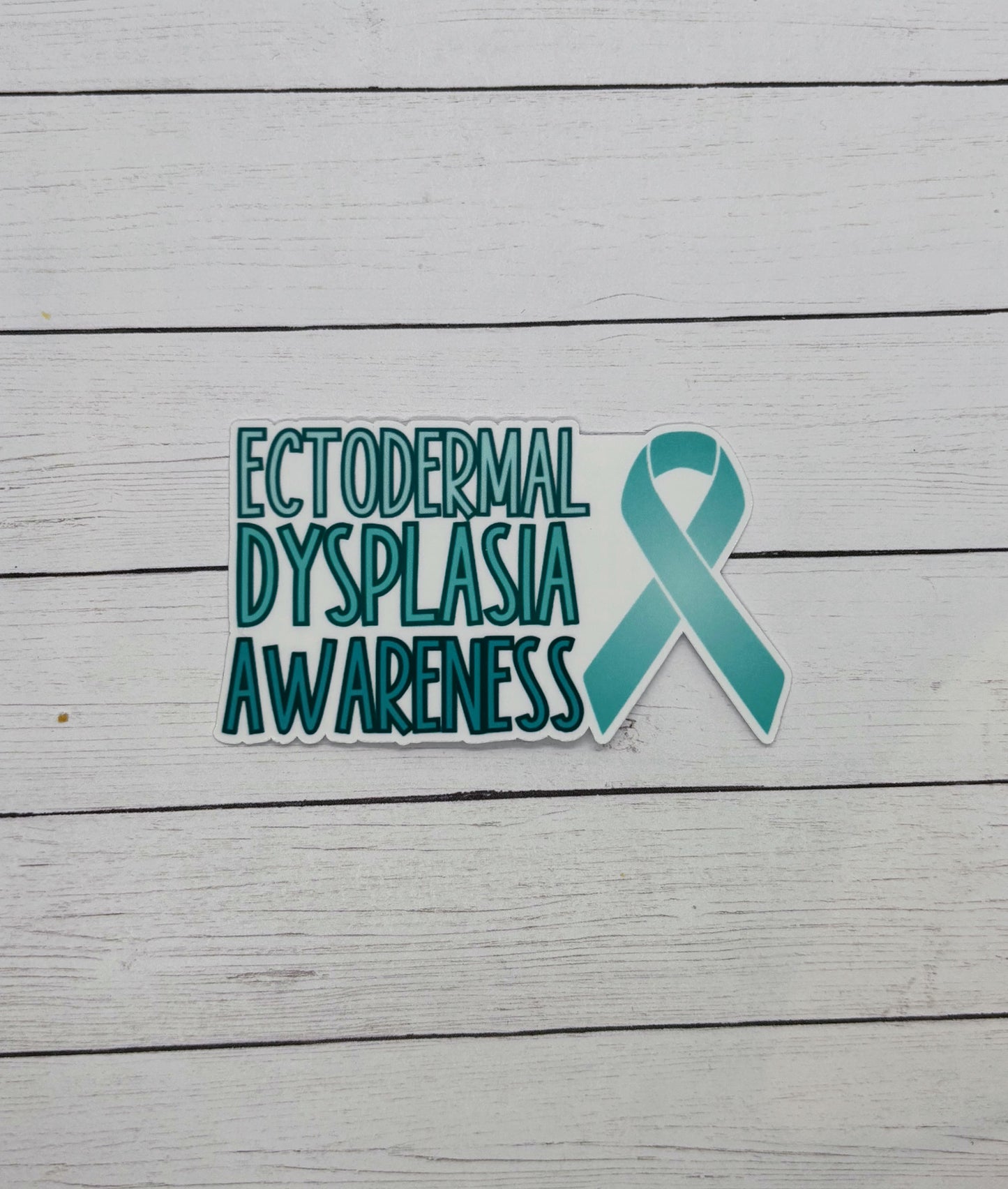 Ectodermal Dysplasia Awareness with Ribbon Sticker