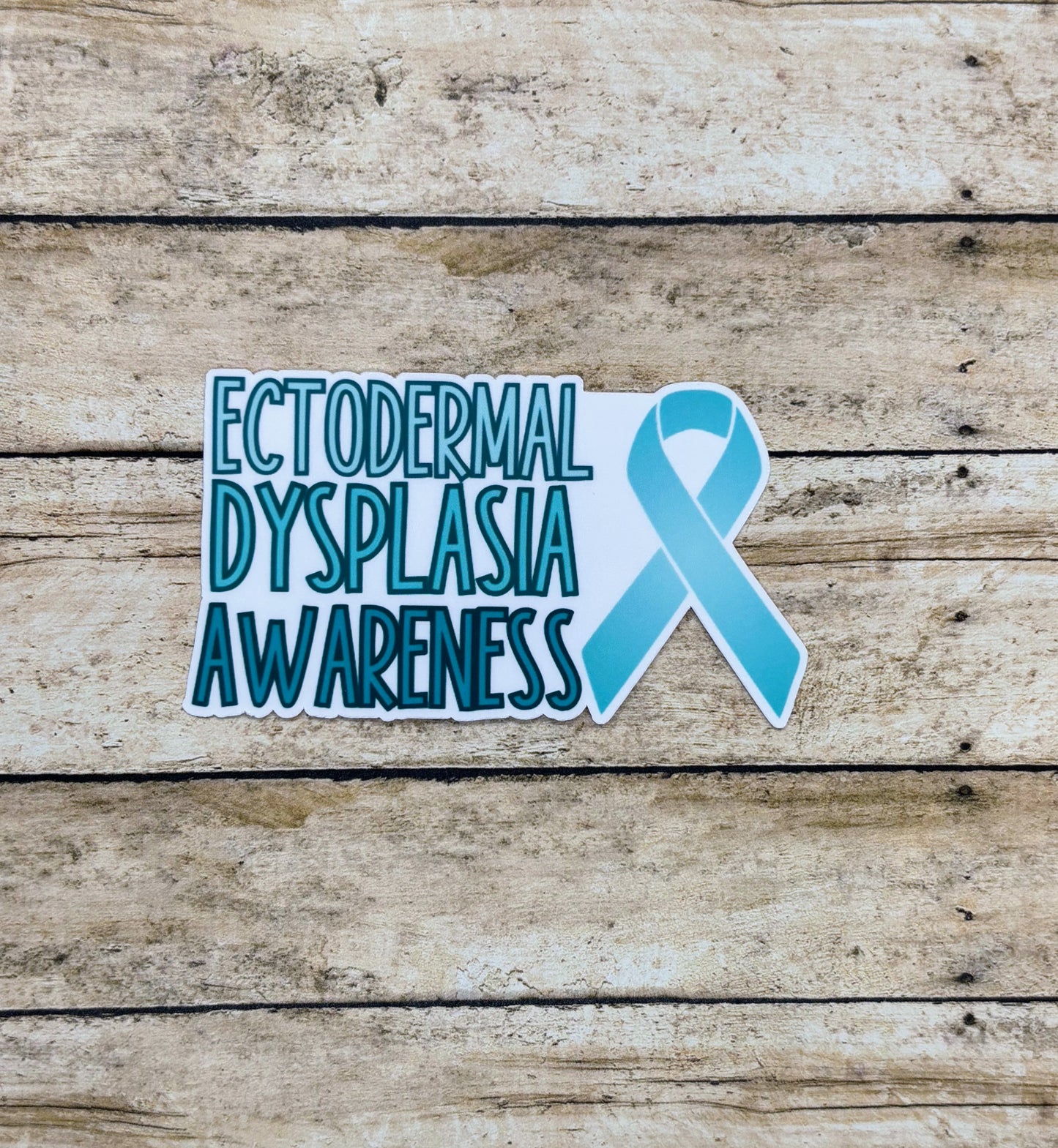 Ectodermal Dysplasia Awareness with Ribbon Sticker