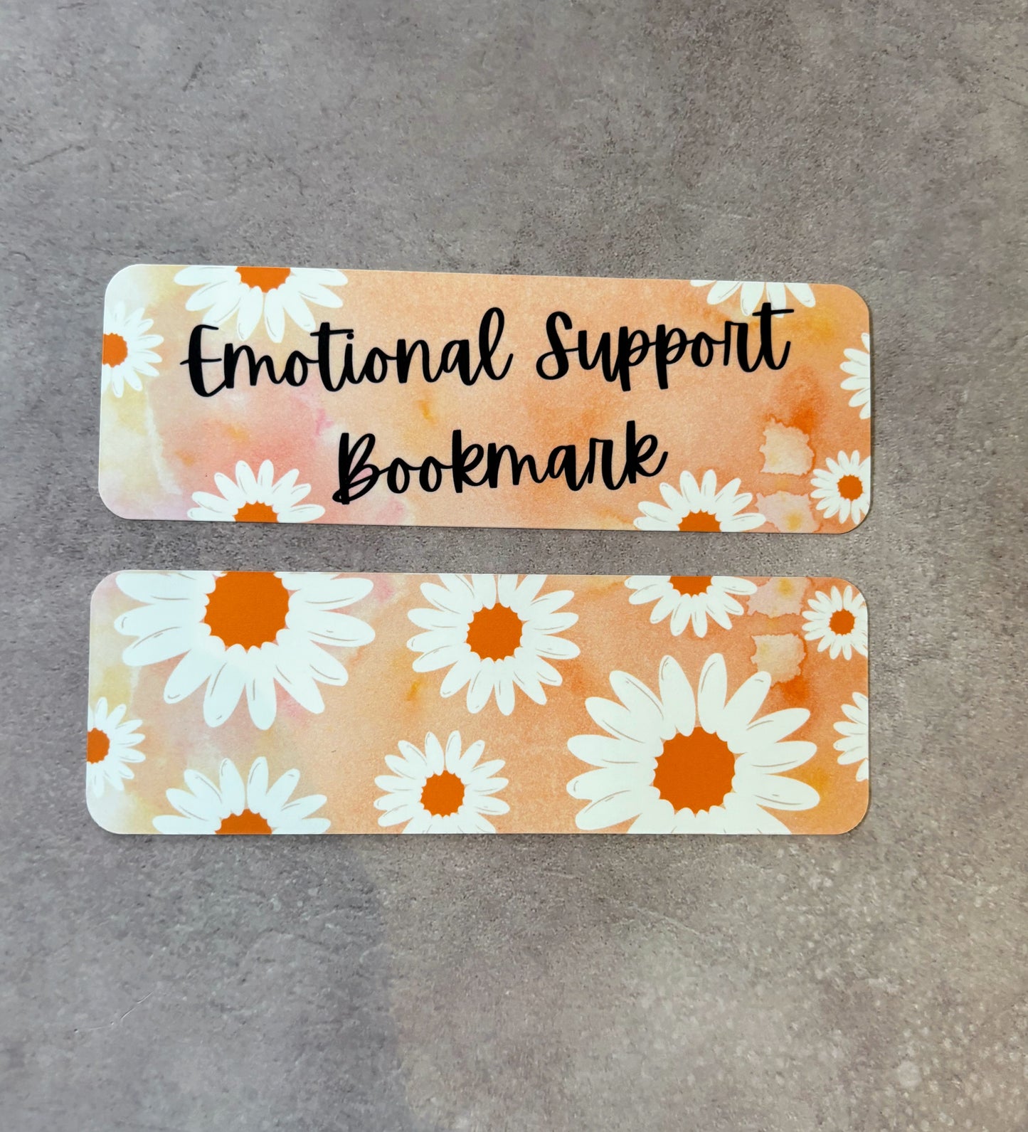 Emotional Support Bookmark