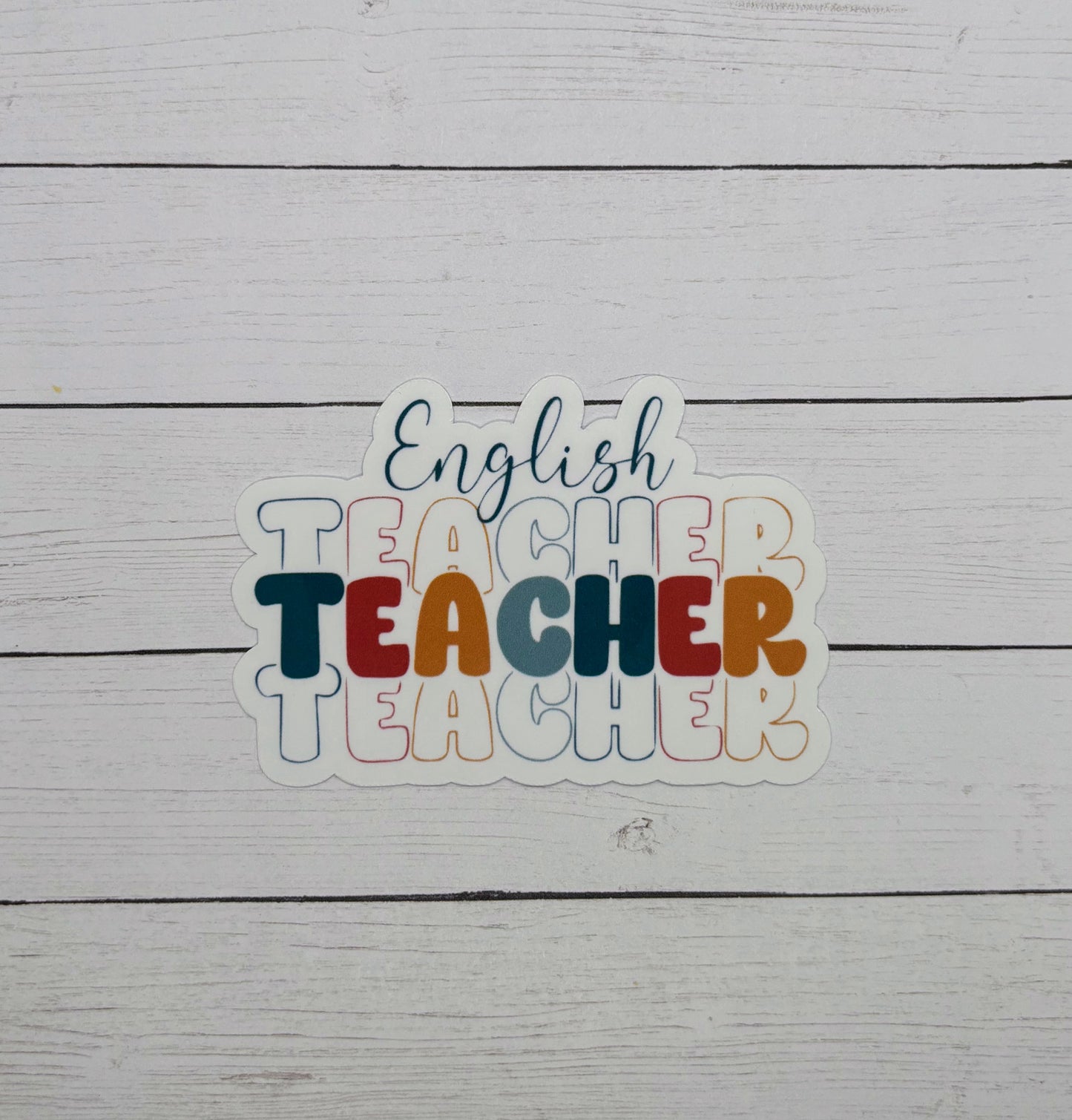 English Teacher Sticker