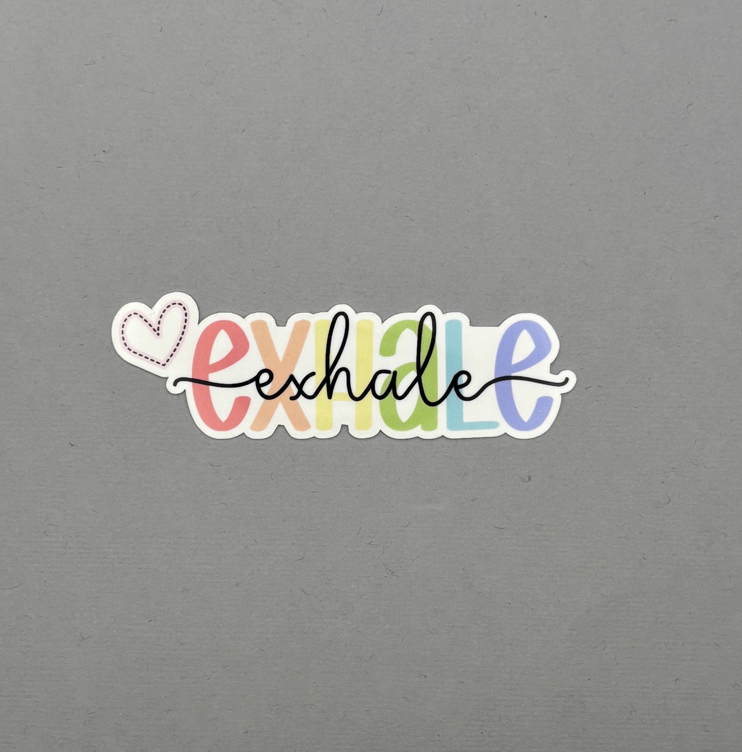 Exhale Sticker