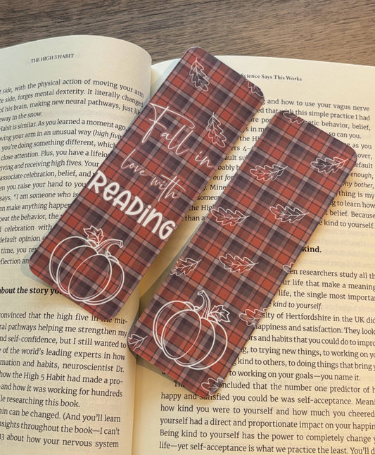 Fall in Love with Reading Bookmark