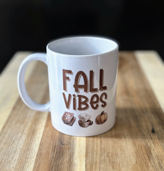 Fall Vibes Coffee 12 oz Coffee Mug