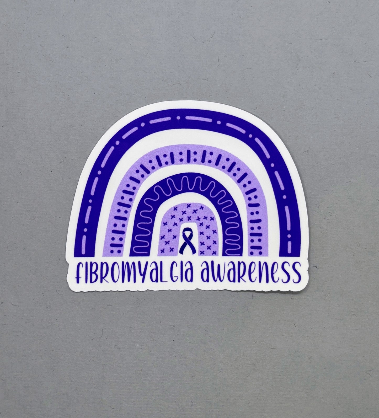 Fibromyalgia Awareness Rainbow Sticker