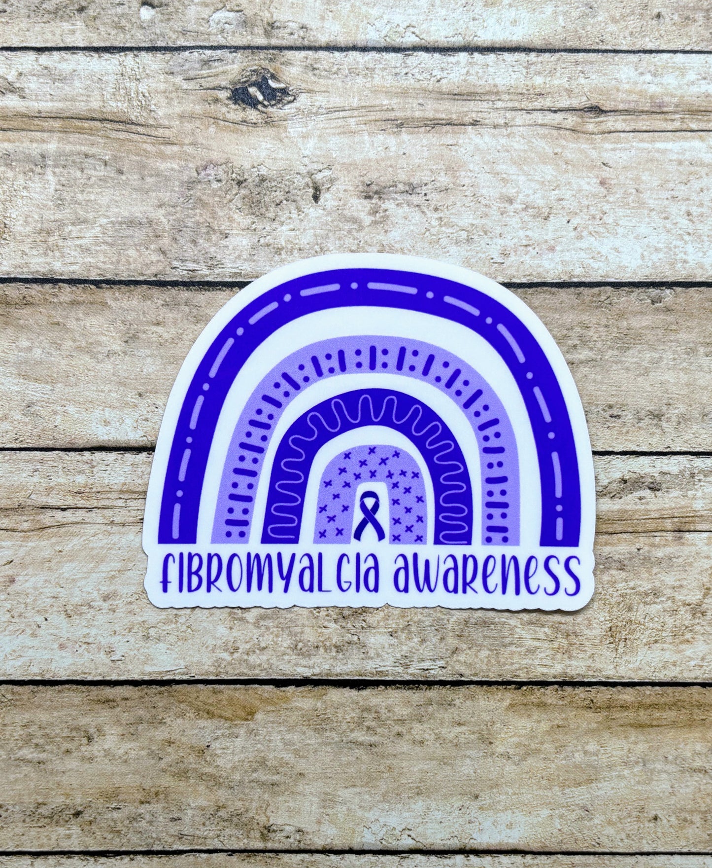 Fibromyalgia Awareness Rainbow Sticker