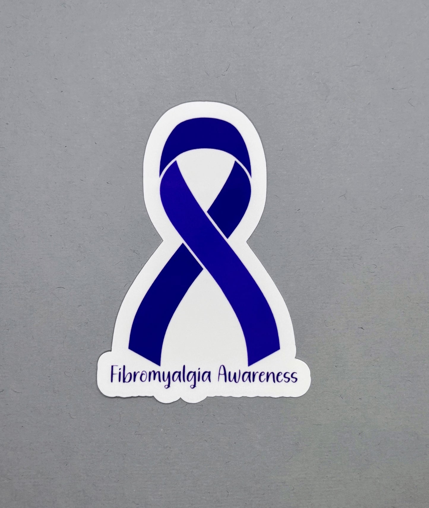 Fibromyalgia Awareness Ribbon Sticker