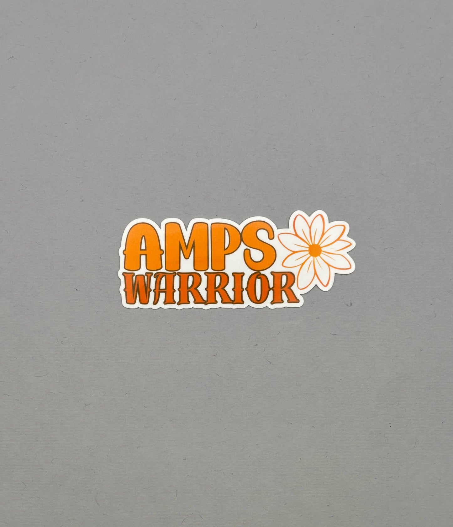 AMPS Warrior Flower Sticker