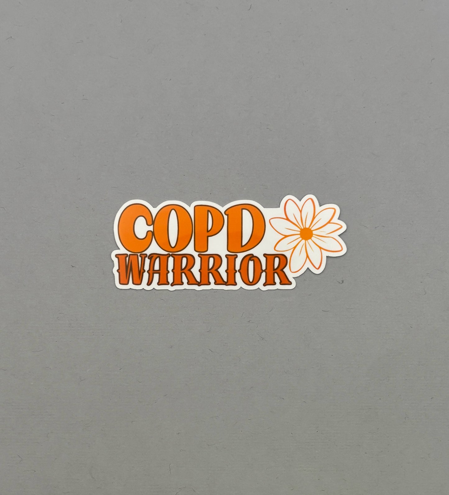 COPD Warrior Flower Sticker