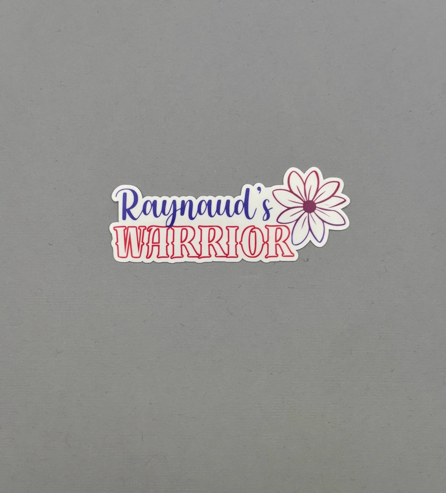 Raynaud's Warrior Flower Sticker