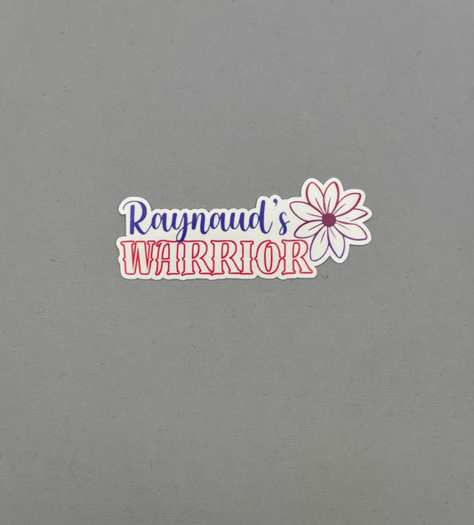 Raynaud's Warrior Flower Sticker