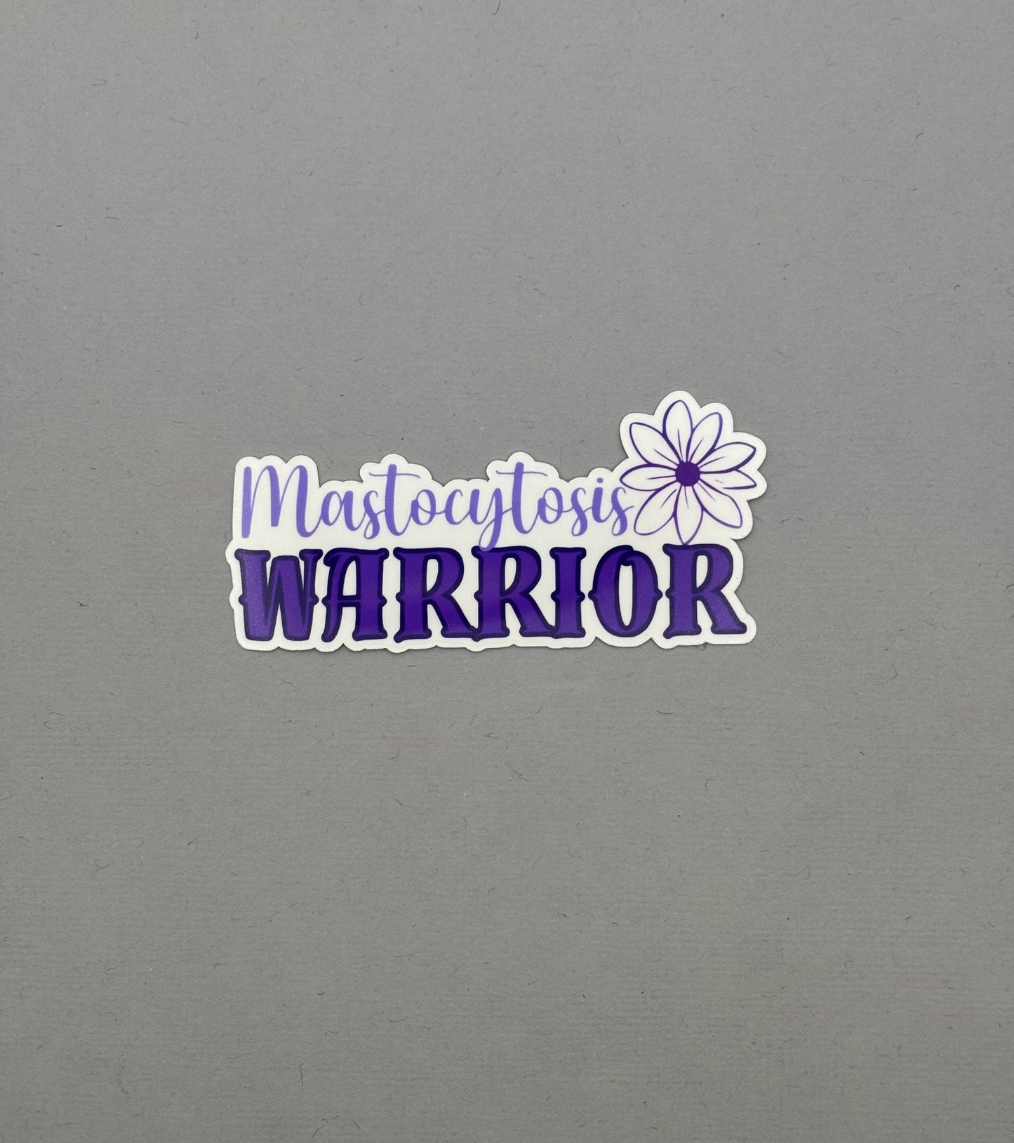 Mastocytosis Warrior Flower Sticker