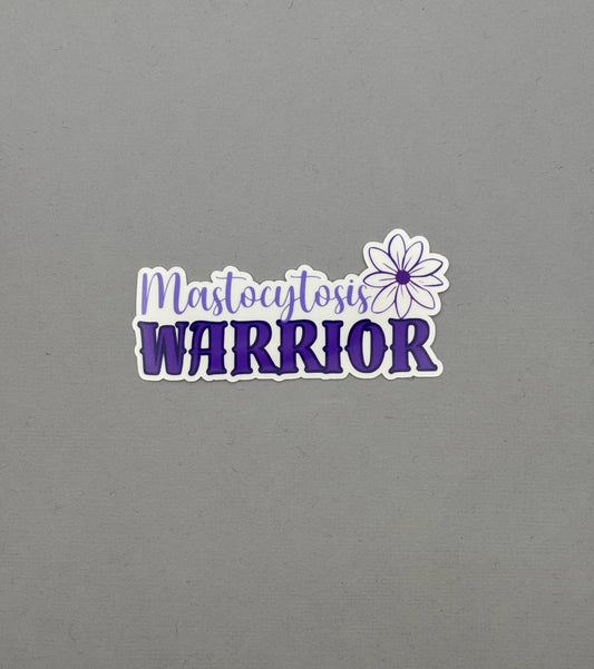 Mastocytosis Warrior Flower Sticker