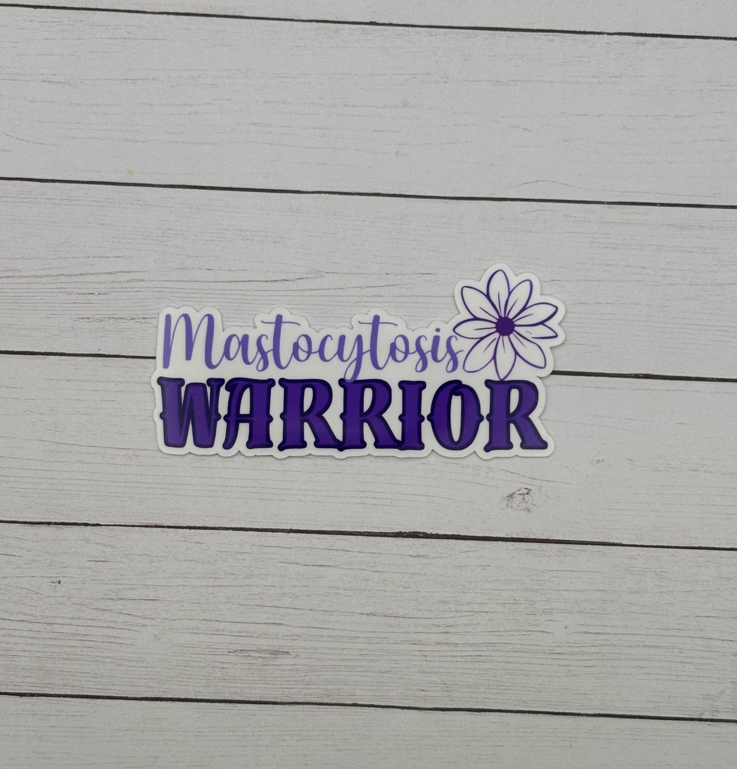 Mastocytosis Warrior Flower Sticker