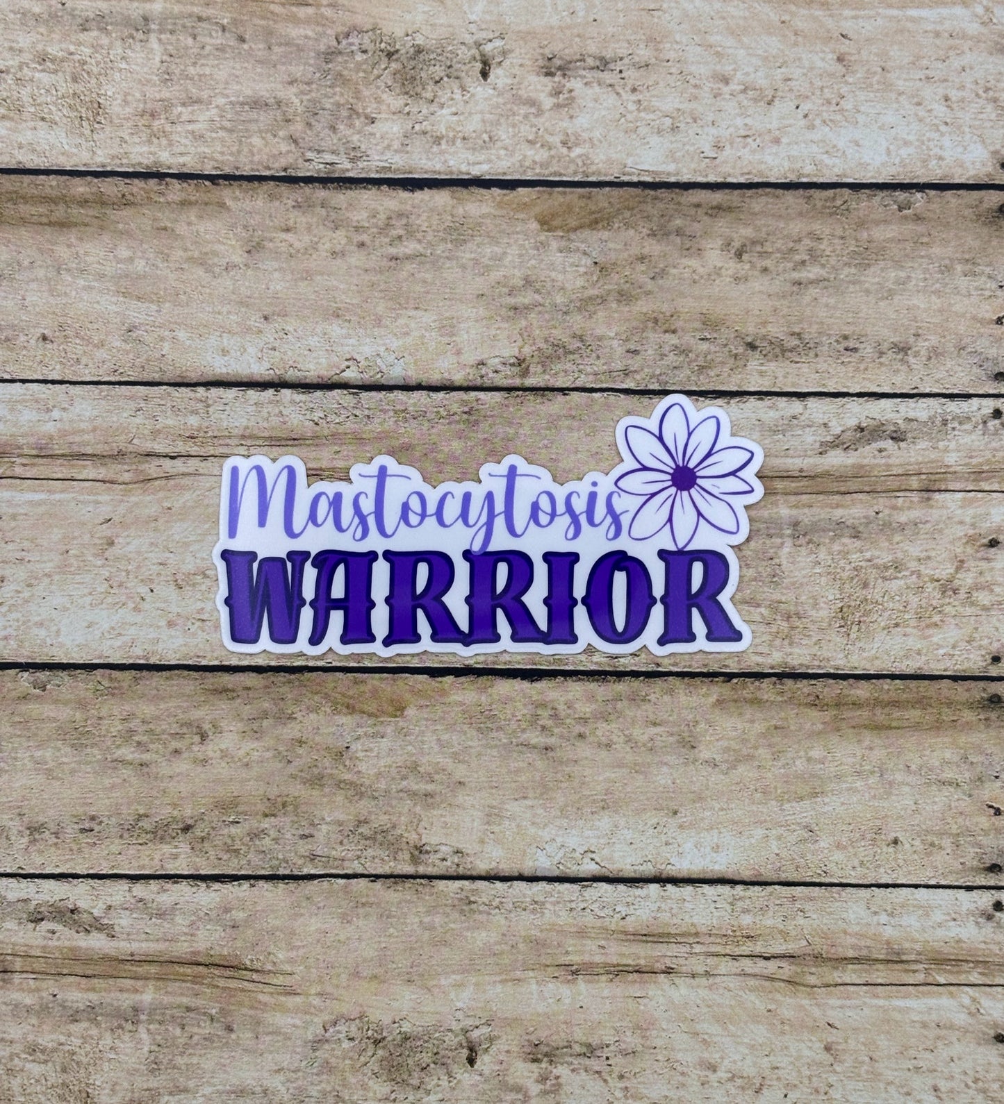 Mastocytosis Warrior Flower Sticker