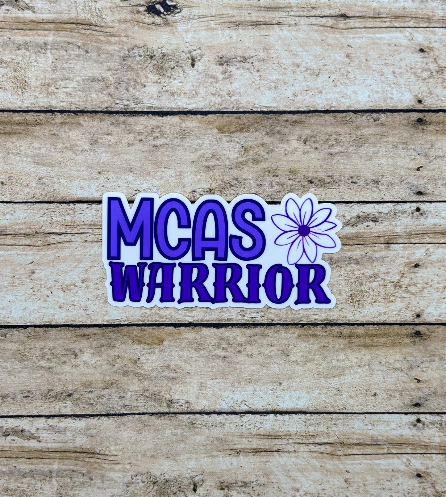 MCAS Warrior Flower Sticker