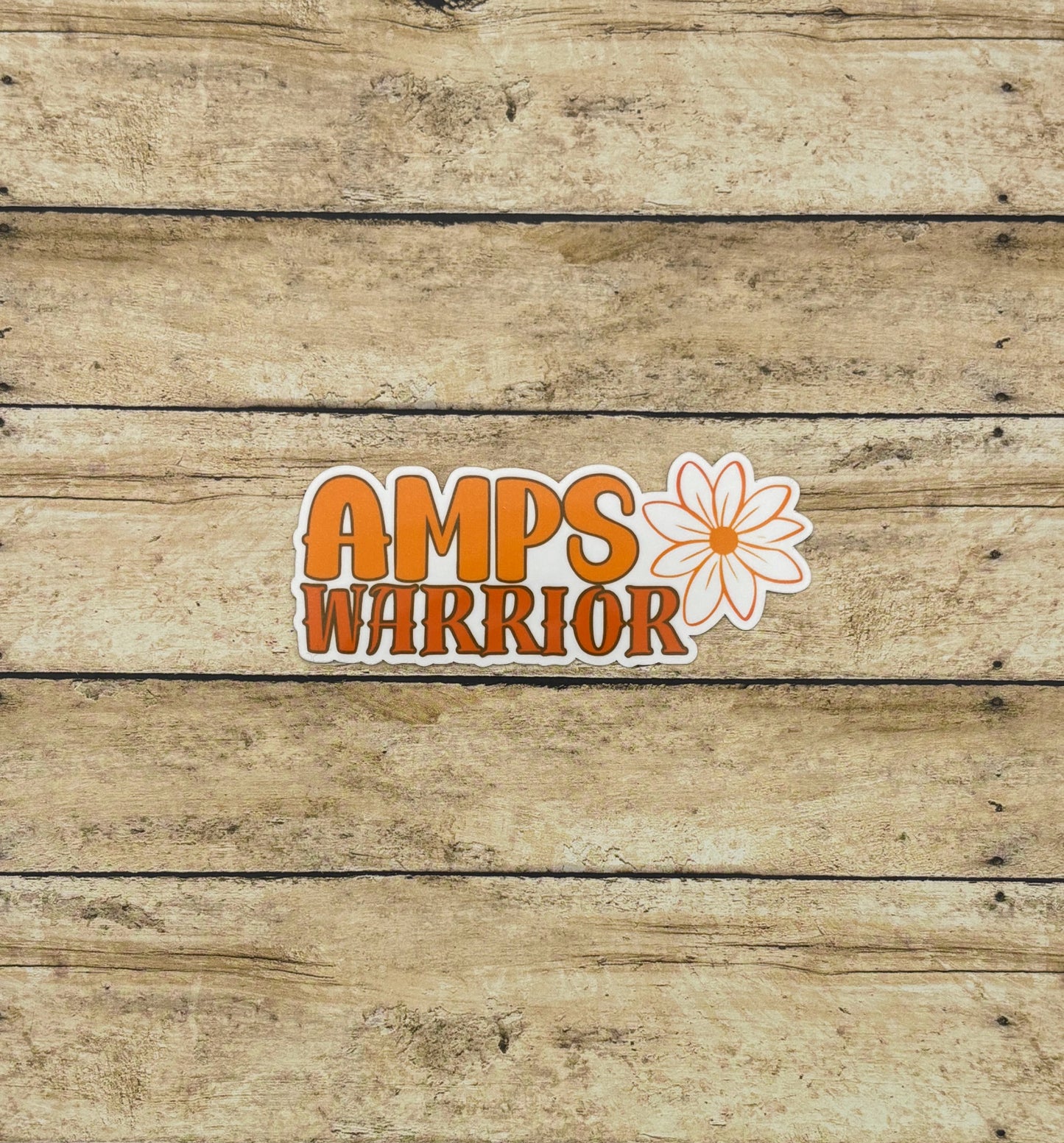 AMPS Warrior Flower Sticker