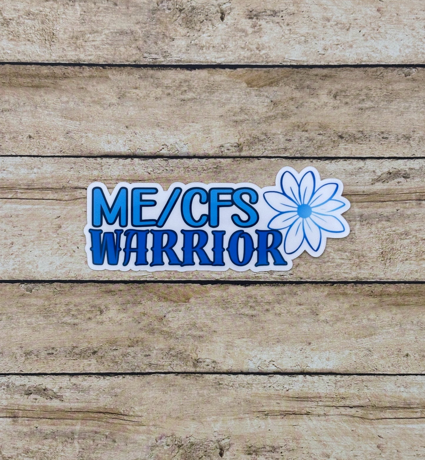 ME/CFS Warrior Flower Sticker