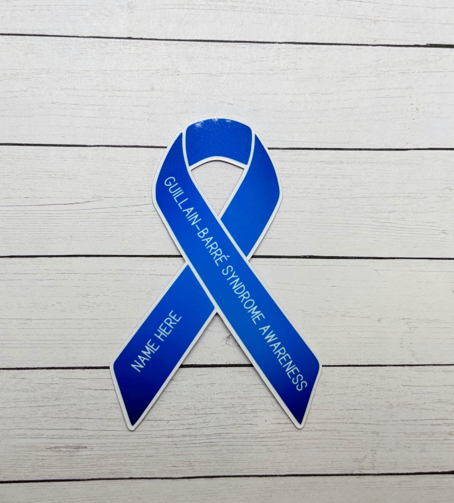 Guillain-Barre Syndrome Awareness Custom Ribbon Sticker