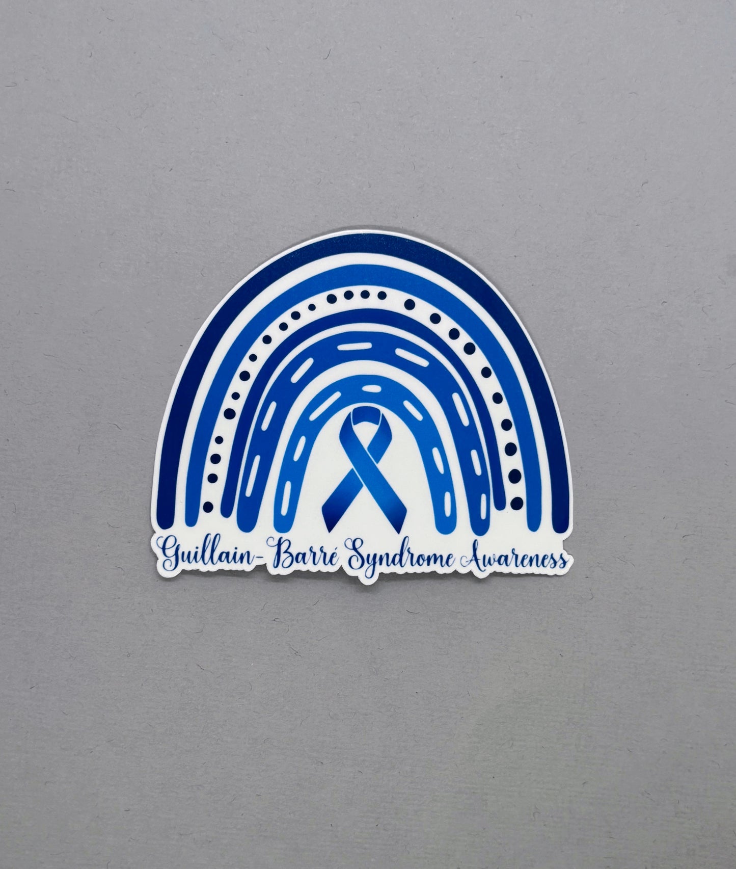 Guillain-Barre Syndrome Awareness Rainbow Sticker