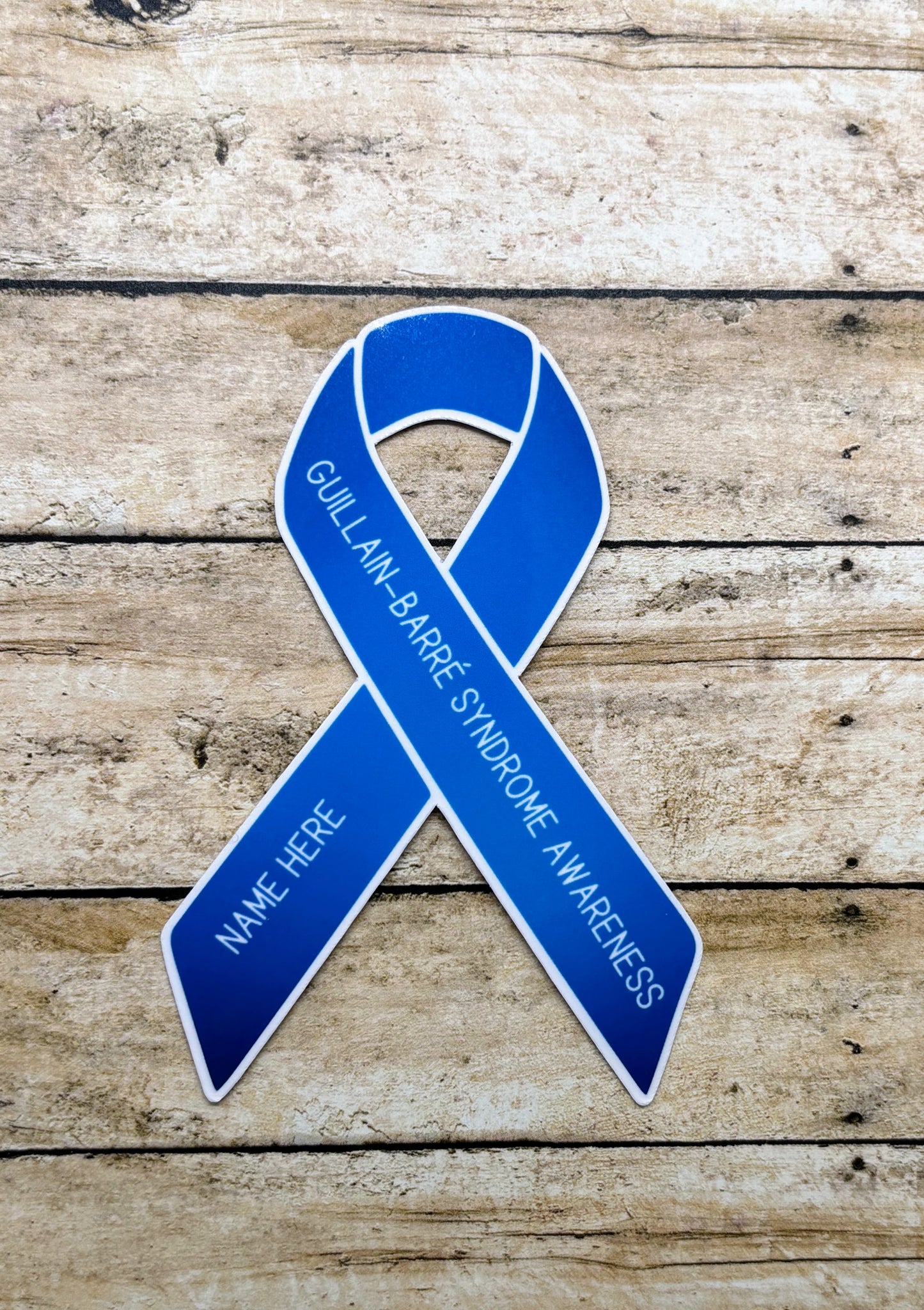 Guillain-Barre Syndrome Awareness Custom Ribbon Sticker