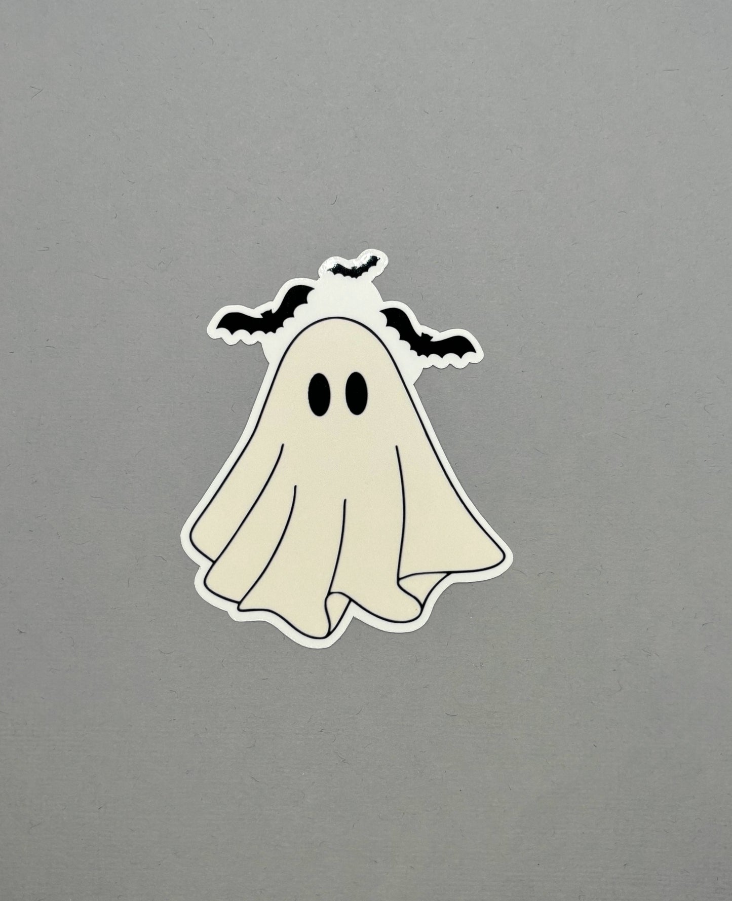 Ghost with Bats Sticker