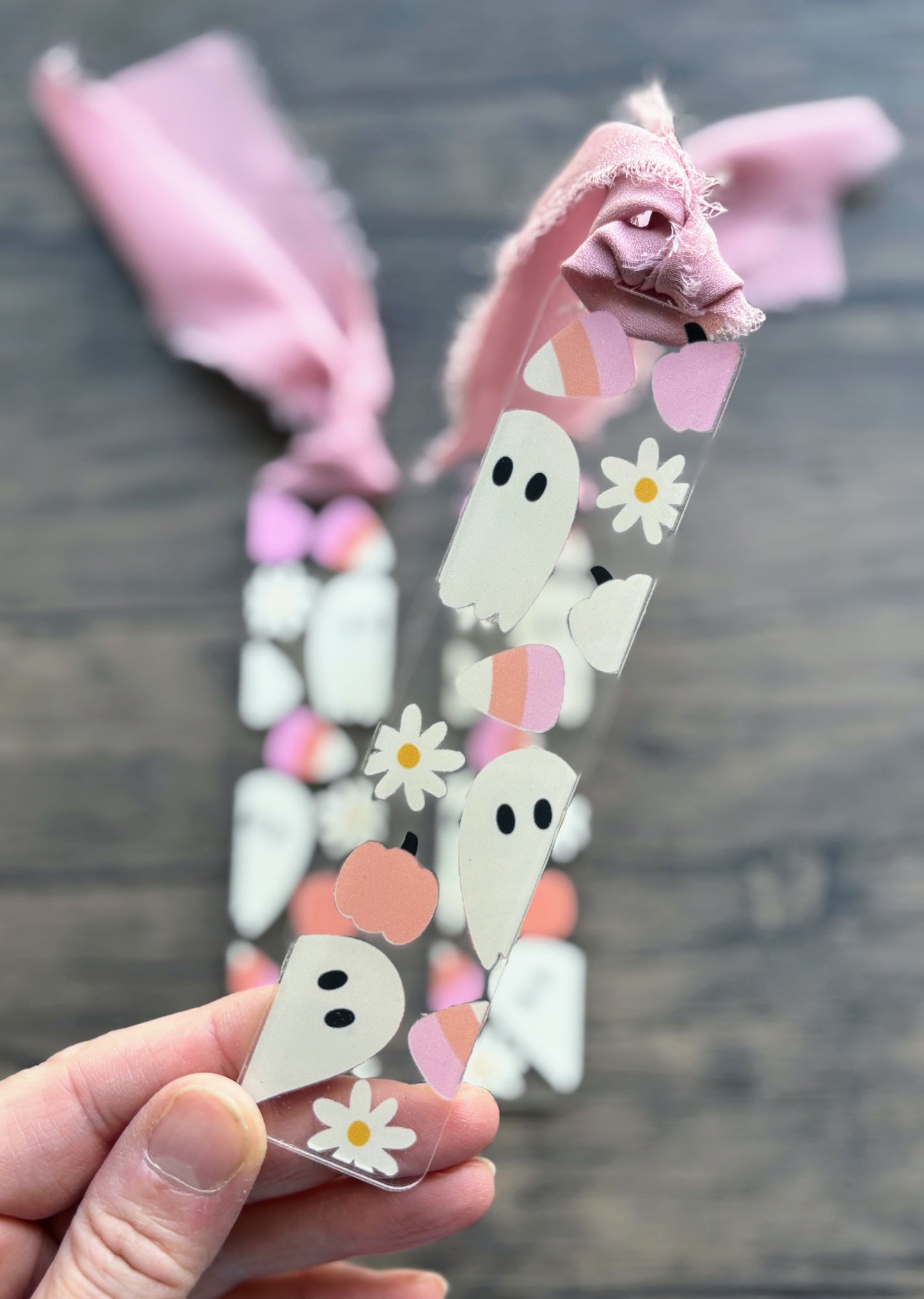 Cute Ghost Fall Bookmark