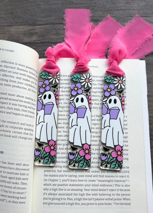 Book Ghost Flowers Bookmark