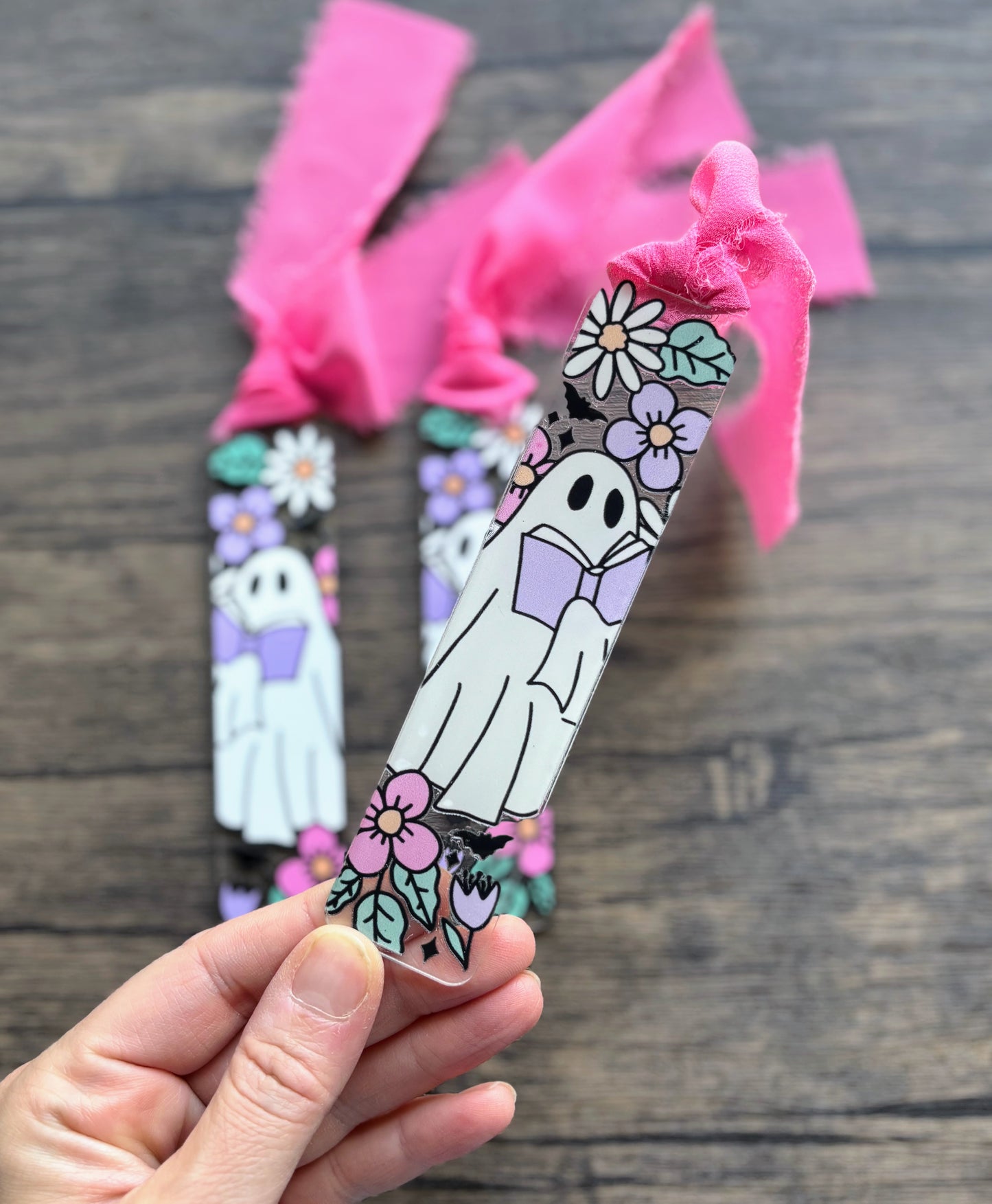 Book Ghost Flowers Bookmark