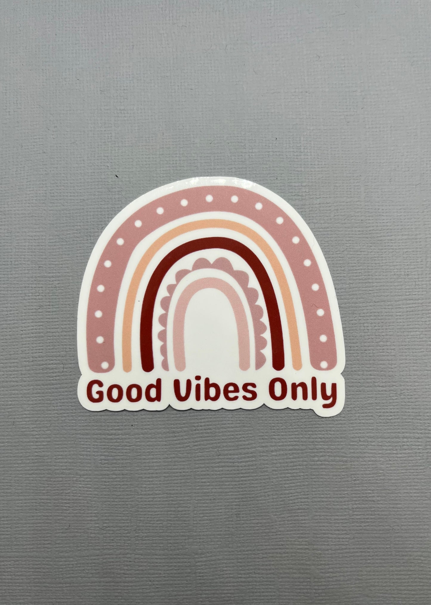 Good Vibes Only Rainbow Sticker