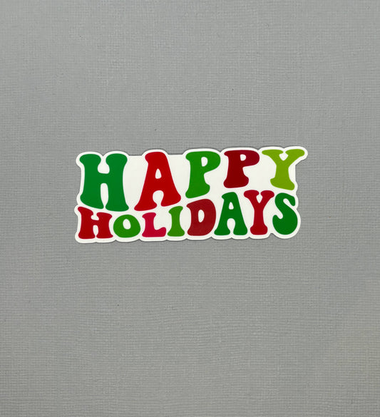 Happy Holidays Sticker