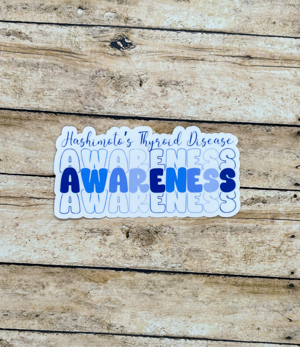 Thyroid Sticker Rwalistic Hashimoto Thyroid Disease Awareness Sticker – Made with Monday