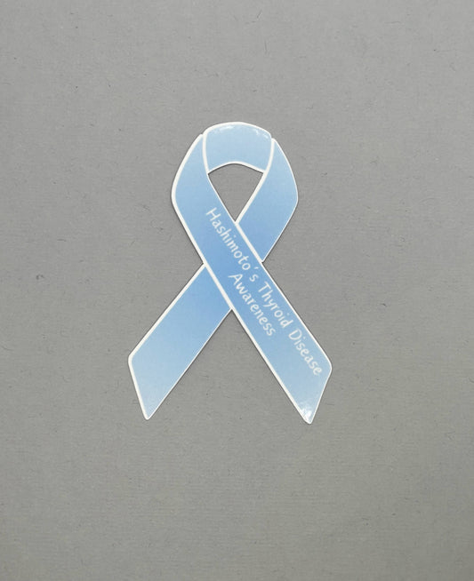 Hashimoto's Thyroid Disease Awareness Ribbon