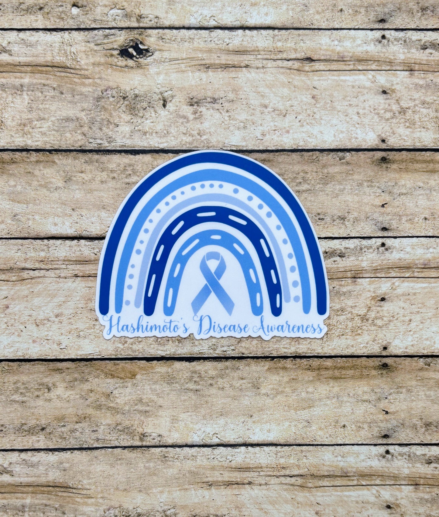 Hashimoto's Disease Awareness Rainbow Sticker