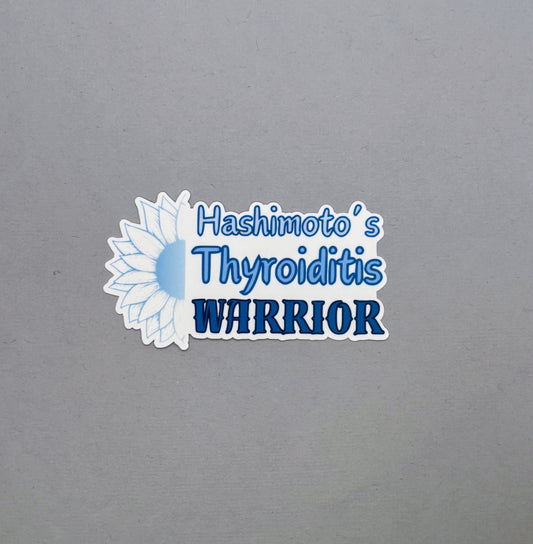 Hashimoto's Thyroiditis Warrior Sunflower Sticker