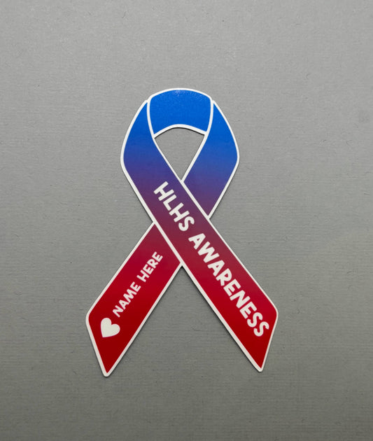 HLHS Awareness Custom Ribbon Sticker