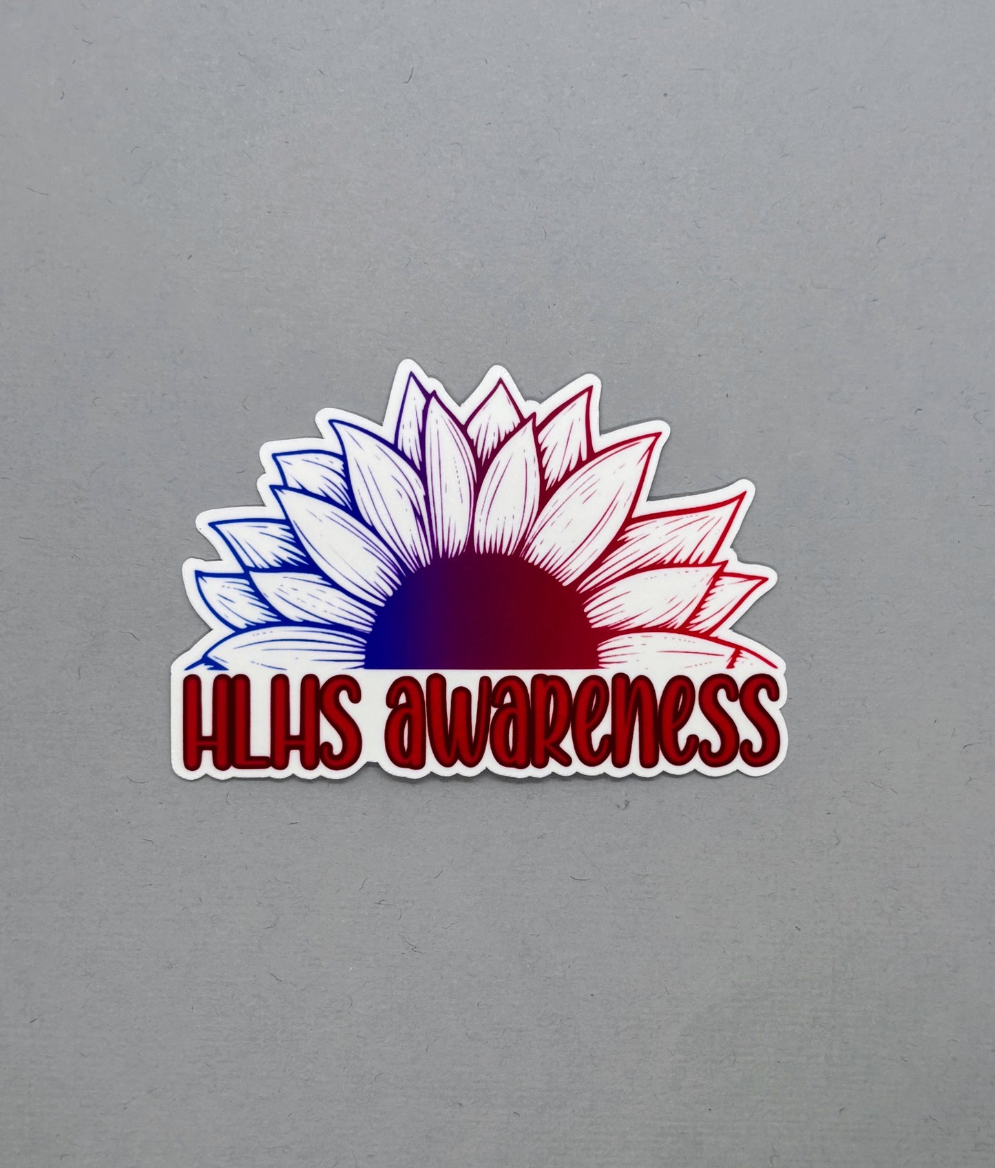 HLHS Awareness Sunflower Sticker