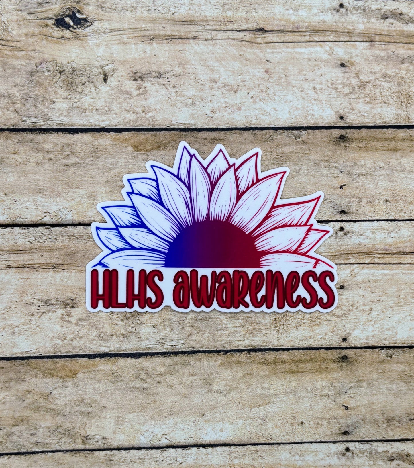 HLHS Awareness Sunflower Sticker